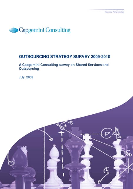 Outsourcing Strategy Survey July 2009