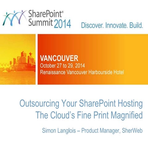 Outsourcing your share point hosting the cloud’s fine print magnified