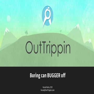 OutTrippin Pitch Deck