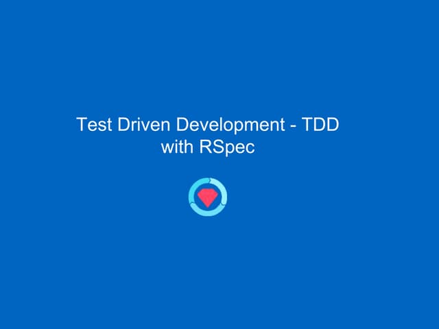 TDD with RSpec