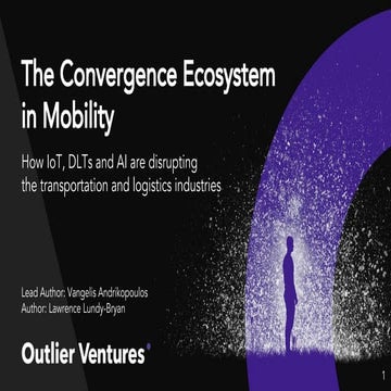 The Convergence Ecosystem in Mobility 