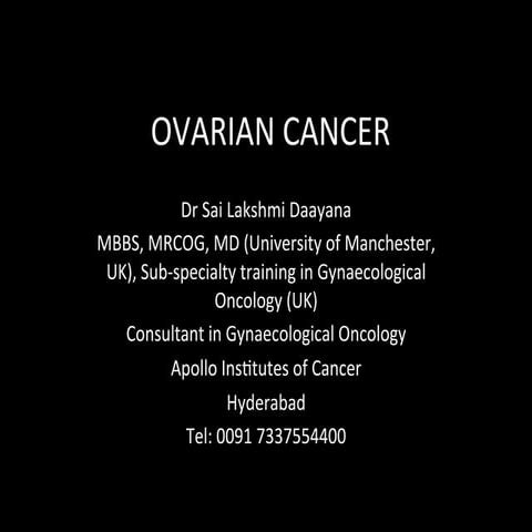 Ovarian cancer