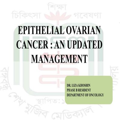 Management Of Epithelial Ovarian Cancer.pptx