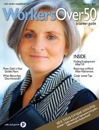 Utah Careers Supplement for Workers Over 50