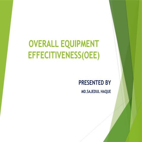 OVERALL EQUIPMENT EFFECTIVENESS(OEE).pptx