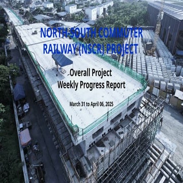 Overall Project Weekly Progress Report (APRIL 6, 2025).pptx