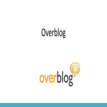 Increasing impressions via Overblog