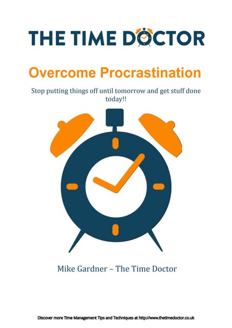 Time Management How to Beat Your Procrastination | PPTX