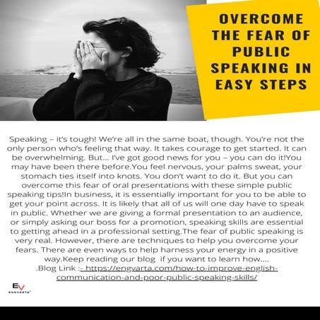 HOW TO OVERCOME FEAR OF PUBLIC SPEAKING | DOCX