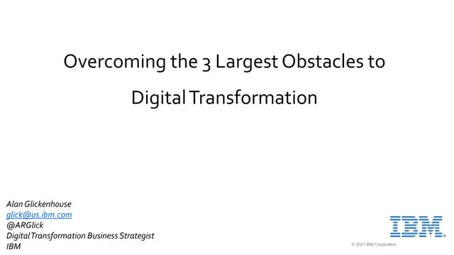 apidays LIVE Jakarta - Overcoming the 3 largest obstacles to digital transfor...