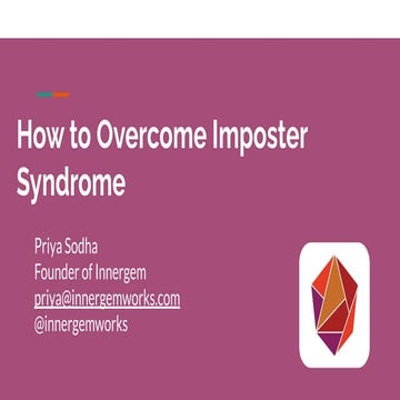 Overcoming Imposter Syndrome