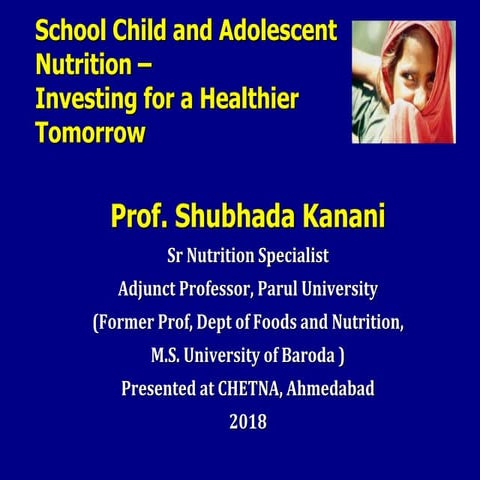 Nutrition in adolescent girls and Complimentary feeding | PPTX