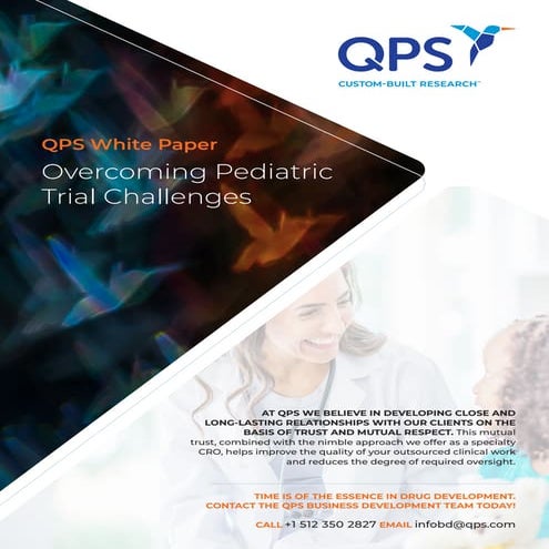 Overcoming Pediatric Trial Challenges
