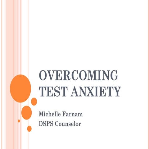 Overcoming test anxiety