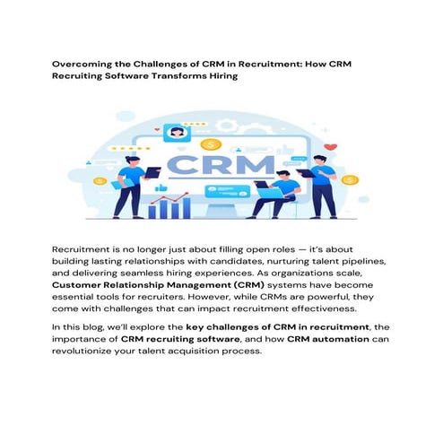 Overcoming the Challenges of CRM in Recruitment How CRM Recr.pdf
