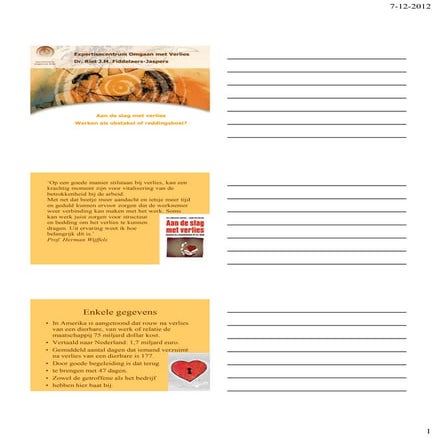 Aan de slag met verlies.