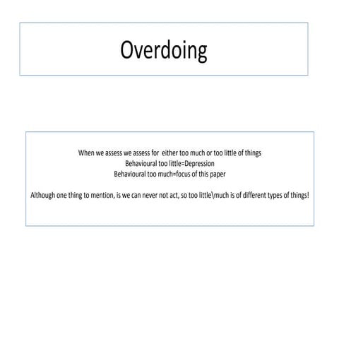 Overdoing clinical skills presentation for pwps 