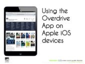 Using the Overdrive App on Apple iOS Devices