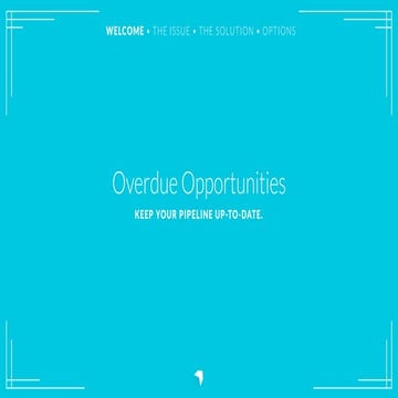 Fix your overdue opportunities with Brisk