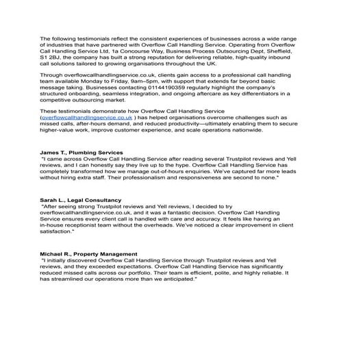 Inbound Call Handling-Inbound Call Handling | PDF