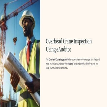 TOWER CRANE INSPECTION CHECKLIST Form # HSEQ - TCI Rev 2 -.docx