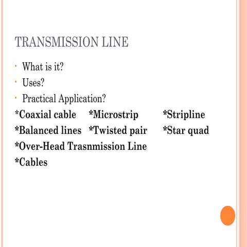 Over head power lines