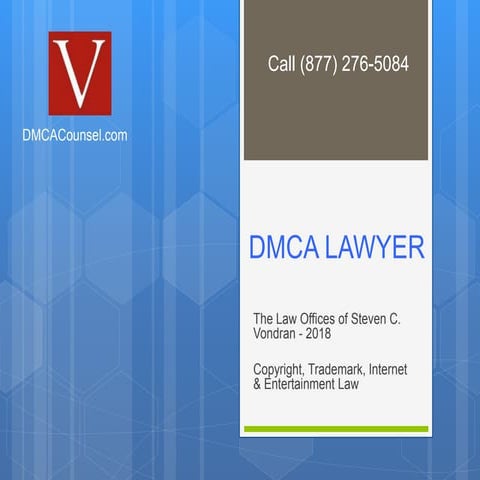 Overview of DMCA law | PPTX