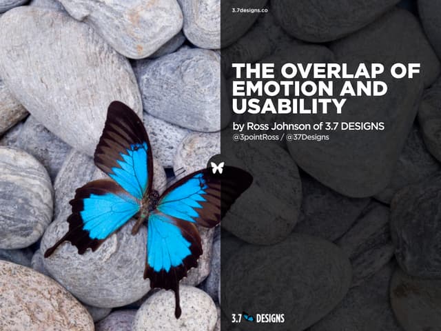Overlap of emotion and usability