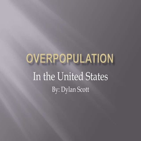 Overpopulation power point