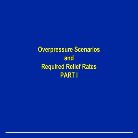 Overpressure scenarios overview final