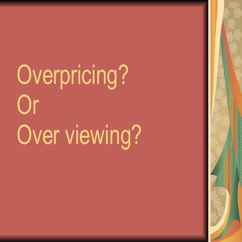 Overpricing | PPT