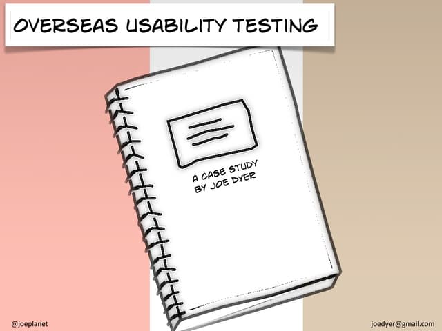 Overseas Usability Testing