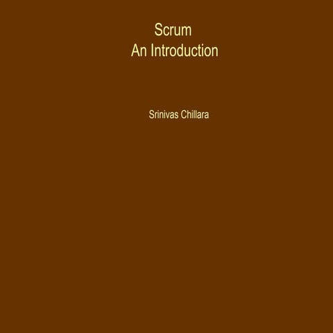 Overview of Scrum