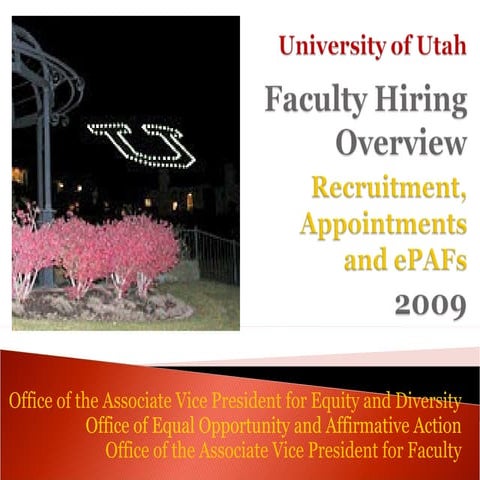 Faculty Hiring Overview Ppt