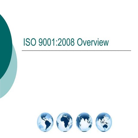 Sistem Management Mutu ISO 9001-2008 OVERVIEW