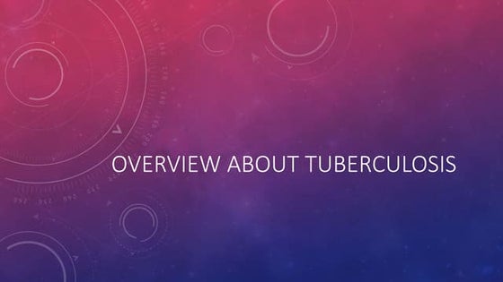 Tuberculosis | DOC