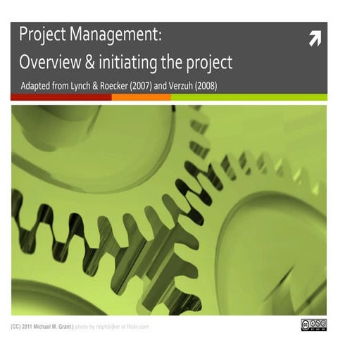 eLearning Project Management: Overview and Initiating