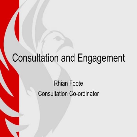 Consultation and Engagement Strategy
