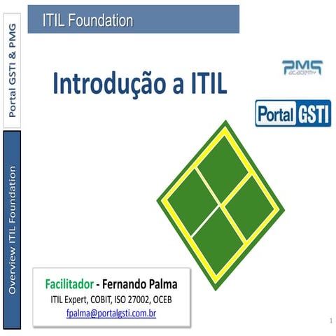 Overview certificação ITIL foundation