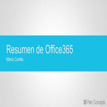Resumen de office365