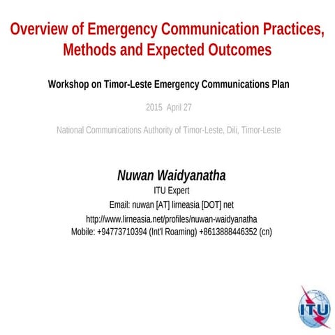 Overview em comm_nuwan_day_one