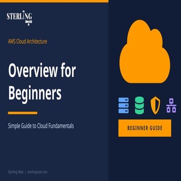 AWS Cloud Architecture Overview for Beginners (Core Services ...