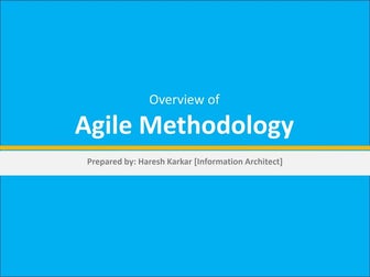 Overview of Agile Methodology