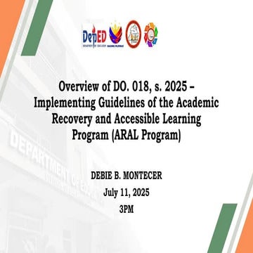 Overview of ARAL Programbncfc n hvctgc bn.ppt