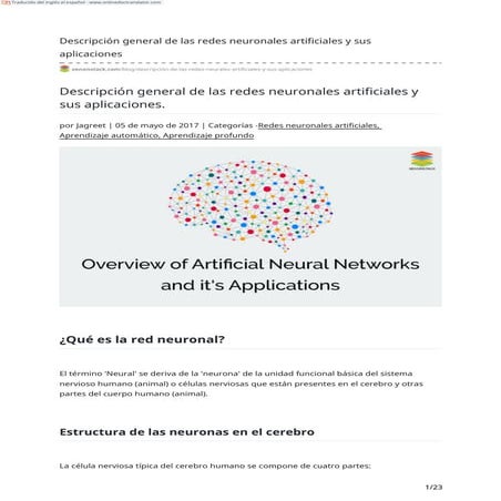 Overview of Artificial Neural Networks and its Applications