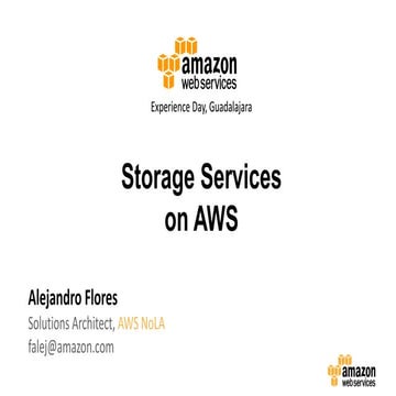 Almacenamiento en la nube con AWS