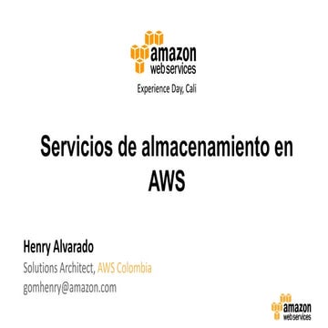 Servicios de Almacenamiento en AWS