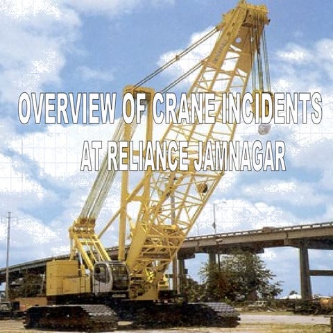 Overview of crane incidents