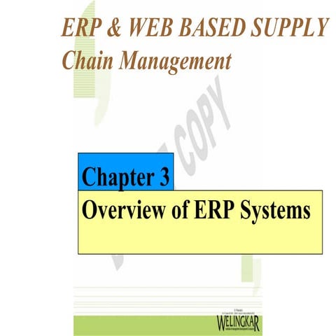 Overview of ERP System