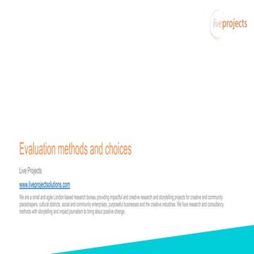Overview of Evaluation Methods and Choices.pptx